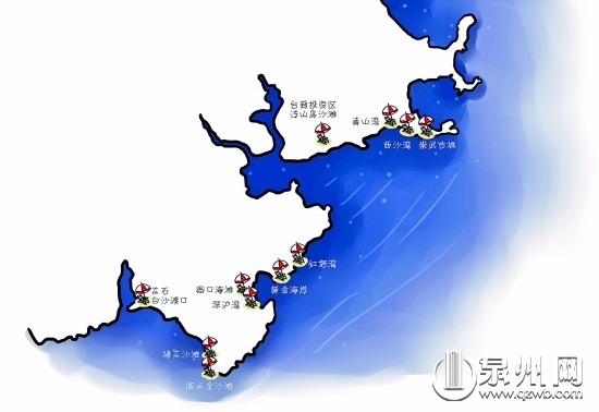 泉州沙灘游玩攻略